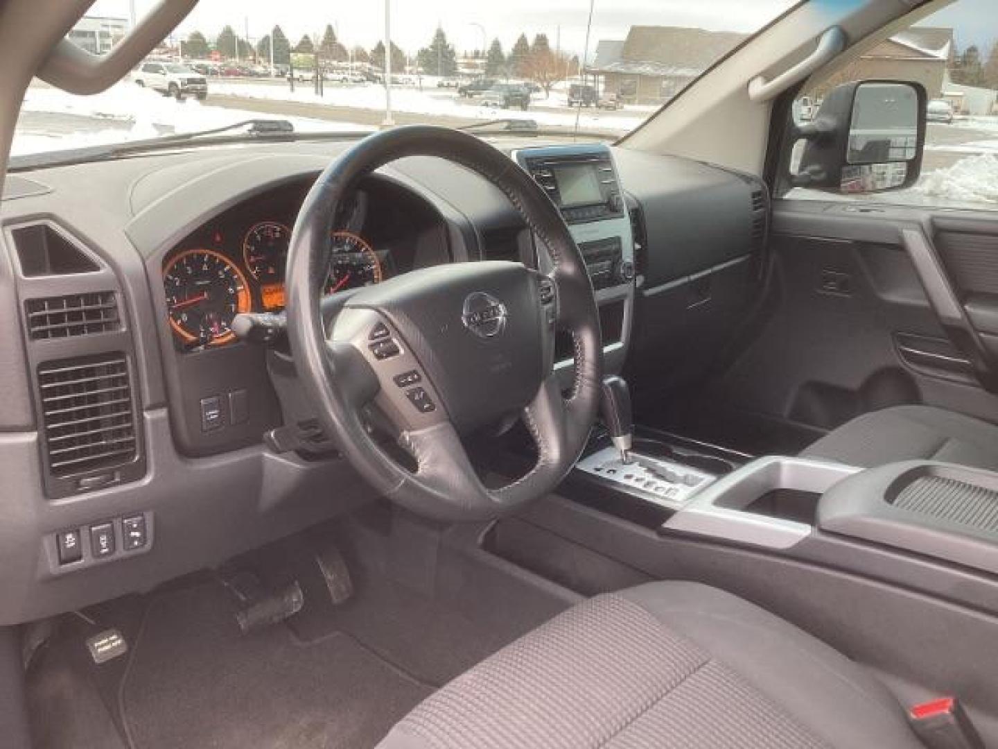 2014 Venetian Ruby /Charcoal II Nissan Titan PRO-4X Crew Cab 4WD SWB (1N6AA0ECXEN) with an 5.6L V8 DOHC 32V engine, 5-Speed Automatic transmission, located at 1235 N Woodruff Ave., Idaho Falls, 83401, (208) 523-1053, 43.507172, -112.000488 - Photo#13