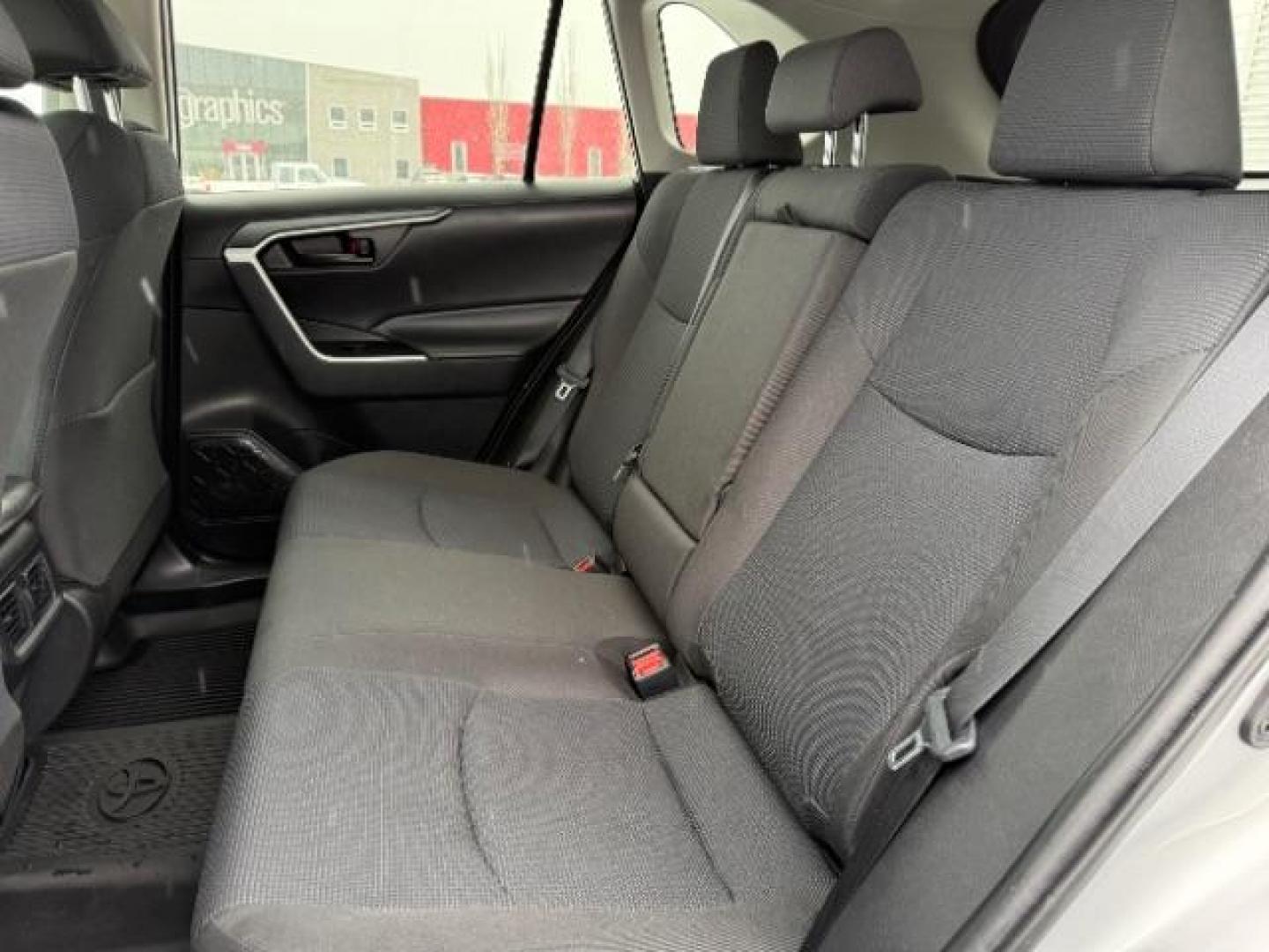 2021 Silver Sky Metallic /Black, cloth Toyota RAV4 Hybrid LE (4T3L6RFVXMU) with an 2.5L L4 DOHC 16V HYBRID engine, Continuously Variable Transmission transmission, located at 1235 N Woodruff Ave., Idaho Falls, 83401, (208) 523-1053, 43.507172, -112.000488 - Photo#28