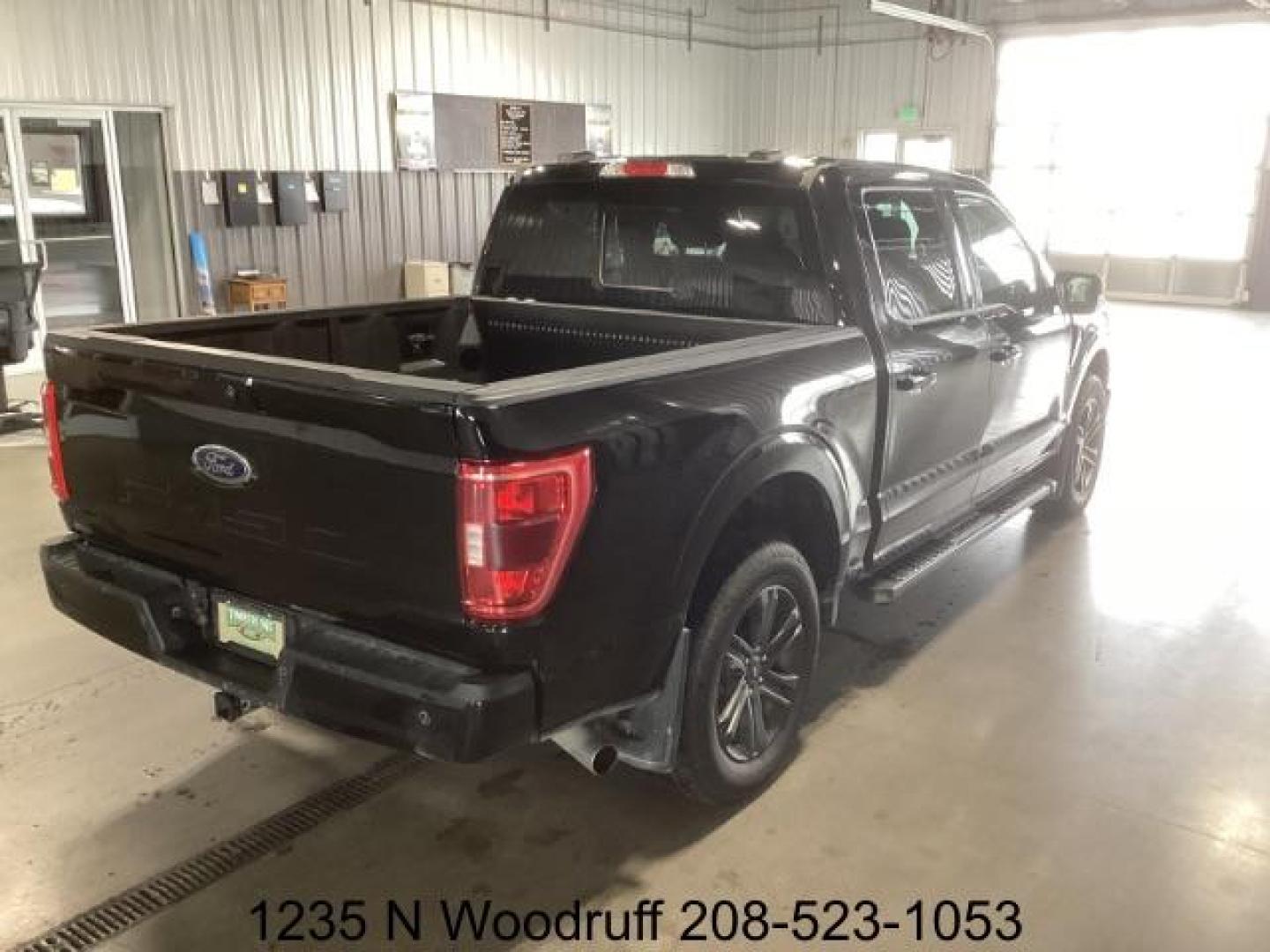 2021 BLACK /Black/Medium Dark Slate, cloth Ford F-150 XLT SuperCrew 5.5-ft. Bed 4WD (1FTFW1E55MK) with an 5.0L V8 OHV 16V engine, 6-Speed Automatic transmission, located at 1235 N Woodruff Ave., Idaho Falls, 83401, (208) 523-1053, 43.507172, -112.000488 - Photo#4