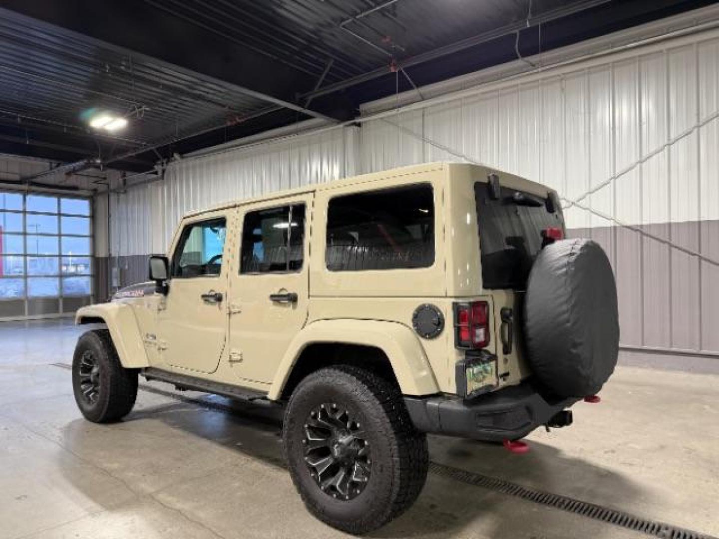 2018 TAN /Black, leather Jeep Wrangler JK Unlimited Rubicon 4WD (1C4BJWFG4JL) with an 3.6L V6 DOHC 24V FFV engine, 6-Speed Automatic transmission, located at 1235 N Woodruff Ave., Idaho Falls, 83401, (208) 523-1053, 43.507172, -112.000488 - Photo#2