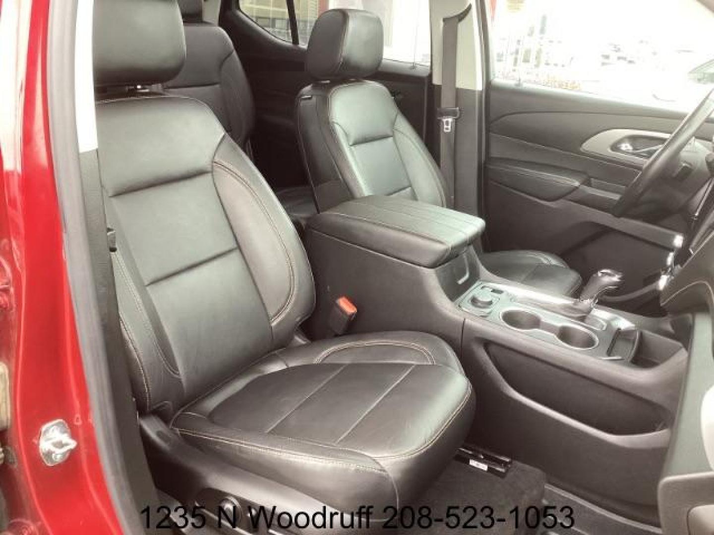 2019 Cajun Red Tintcoat /Jet Black, leather Chevrolet Traverse Premier AWD (1GNEVJKW6KJ) with an 3.6L V6 DOHC 24V engine, 9-Speed Automatic transmission, located at 1235 N Woodruff Ave., Idaho Falls, 83401, (208) 523-1053, 43.507172, -112.000488 - Photo#16