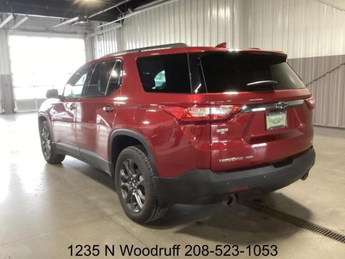 2019 Cajun Red Tintcoat /Jet Black, leather Chevrolet Traverse Premier AWD (1GNEVJKW6KJ) with an 3.6L V6 DOHC 24V engine, 9-Speed Automatic transmission, located at 1235 N Woodruff Ave., Idaho Falls, 83401, (208) 523-1053, 43.507172, -112.000488 - Photo#2