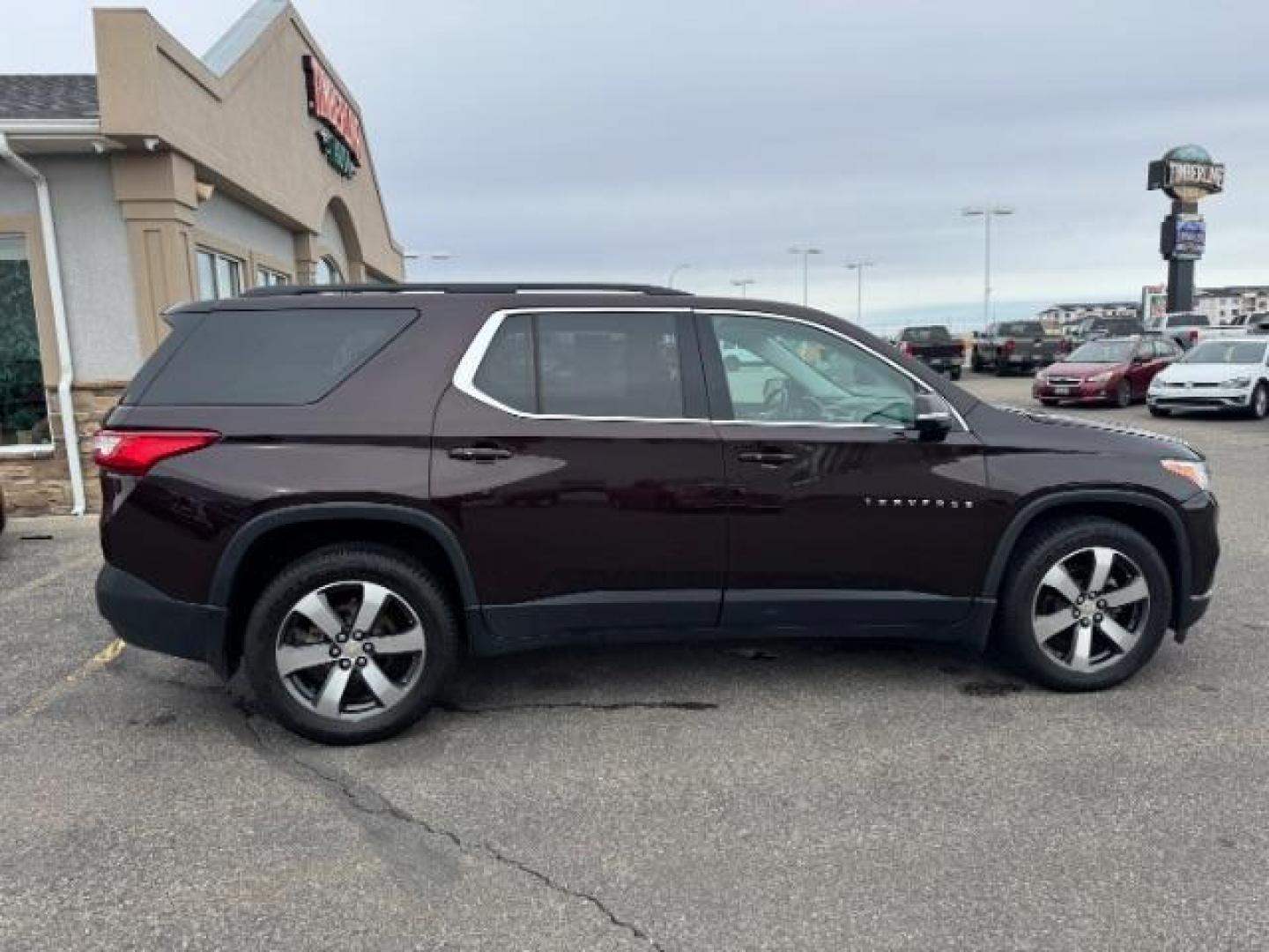 2020 Black Cherry Metallic /Jet Black, leather Chevrolet Traverse LT Feather AWD (1GNEVHKW8LJ) with an 3.6L V6 DOHC 24V engine, 9-Speed Automatic transmission, located at 1235 N Woodruff Ave., Idaho Falls, 83401, (208) 523-1053, 43.507172, -112.000488 - Photo#3