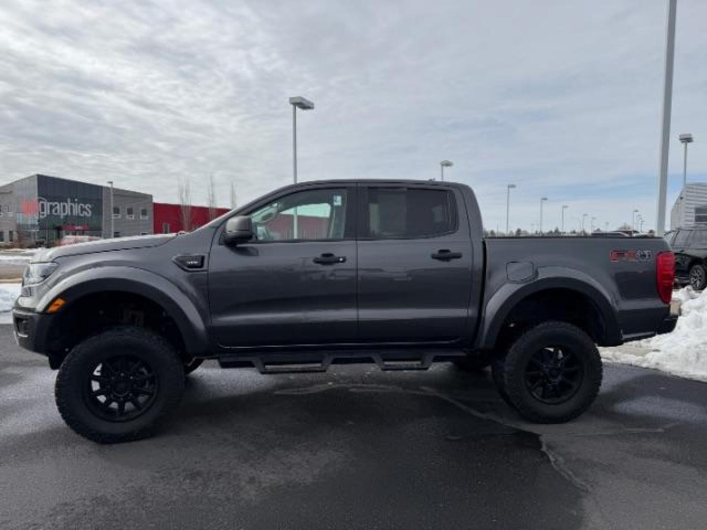 2020 GRAY /Ebony, premium cloth Ford Ranger XLT SuperCrew 4WD (1FTER4FH3LL) with an 2.3L L4 DOHC 16V engine, 10-Speed Automatic transmission, located at 1235 N Woodruff Ave., Idaho Falls, 83401, (208) 523-1053, 43.507172, -112.000488 - Photo#1