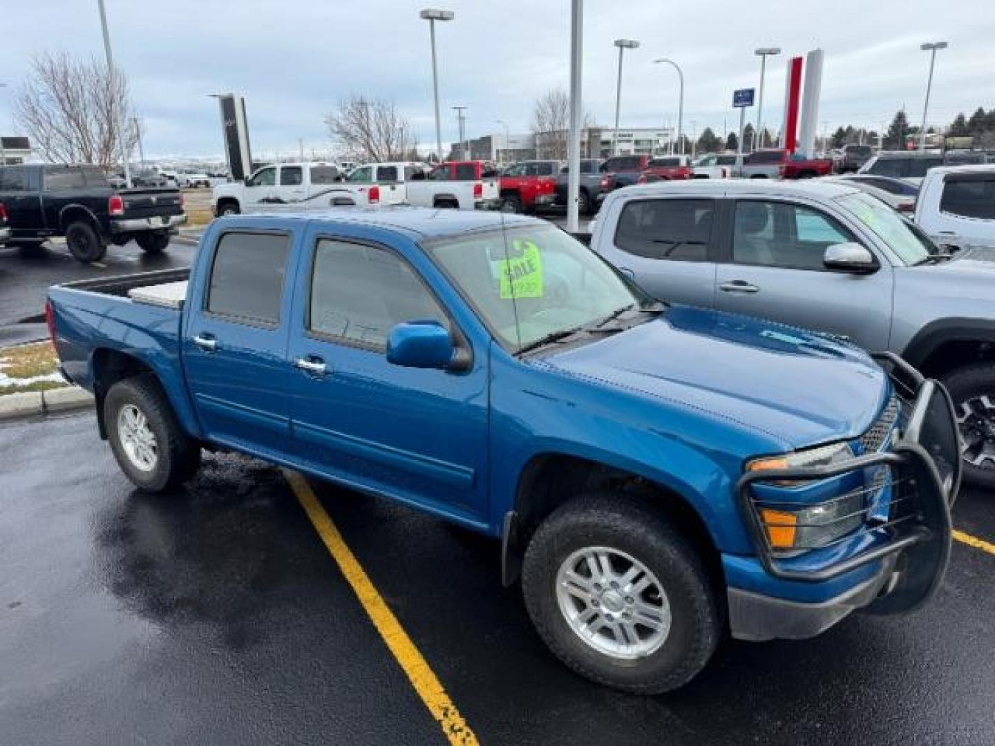 2012 Aqua Blue Metallic /Ebony Cloth Interior Chevrolet Colorado 1LT Crew Cab 4WD (1GCHTCFE8C8) with an 2.9L L4 DOHC 16V engine, 4-Speed Automatic transmission, located at 1235 N Woodruff Ave., Idaho Falls, 83401, (208) 523-1053, 43.507172, -112.000488 - Photo#2