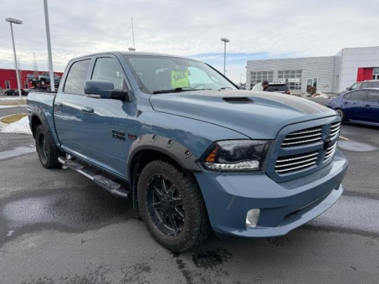 2015 BLUE /LEATHER RAM 1500 Sport Crew Cab SWB 4WD (1C6RR7MT9FS) with an 5.7L V8 OHV 16V engine, 8-Speed Automatic transmission, located at 1235 N Woodruff Ave., Idaho Falls, 83401, (208) 523-1053, 43.507172, -112.000488 - Photo#6