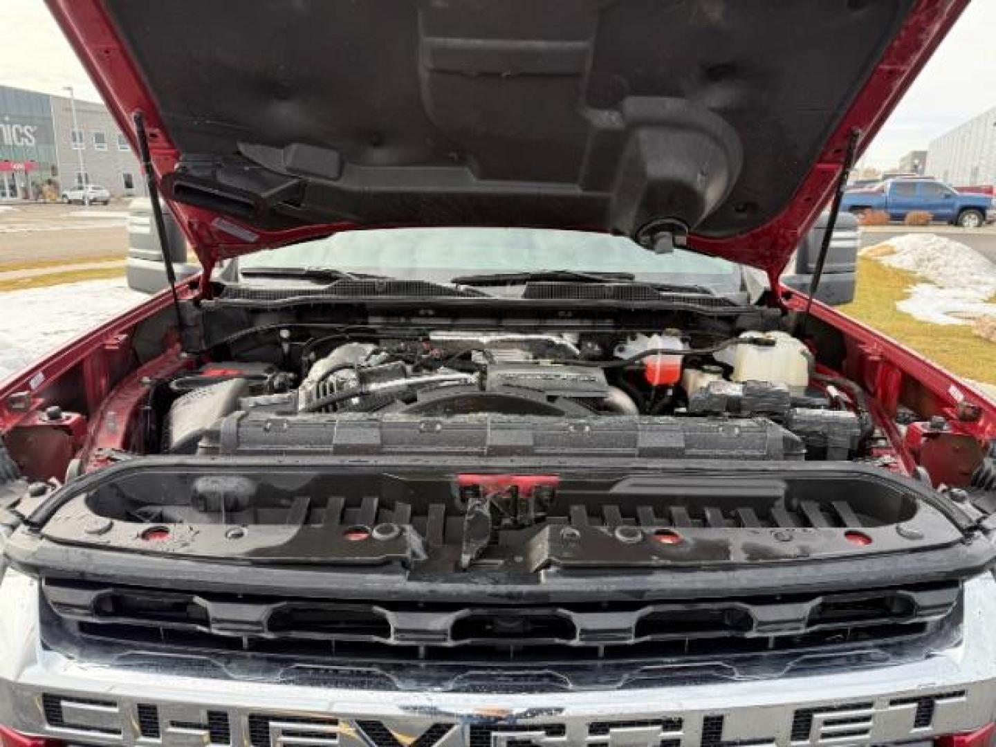 2023 Cherry Red Tintcoat /Jet Black Chevrolet Silverado 2500HD LT Crew Cab Short Box 4WD (1GC4YNEY1PF) with an 6.6L V8 OHV 16V DIESEL engine, 6-Speed Automatic transmission, located at 1235 N Woodruff Ave., Idaho Falls, 83401, (208) 523-1053, 43.507172, -112.000488 - Photo#10