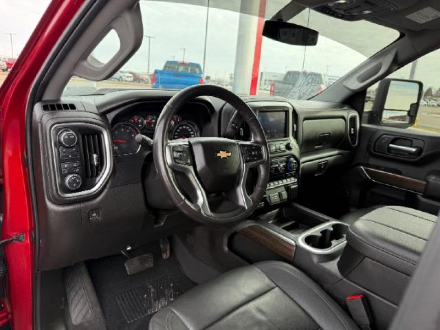 2023 Cherry Red Tintcoat /Jet Black Chevrolet Silverado 2500HD LT Crew Cab Short Box 4WD (1GC4YNEY1PF) with an 6.6L V8 OHV 16V DIESEL engine, 6-Speed Automatic transmission, located at 1235 N Woodruff Ave., Idaho Falls, 83401, (208) 523-1053, 43.507172, -112.000488 - Photo#15