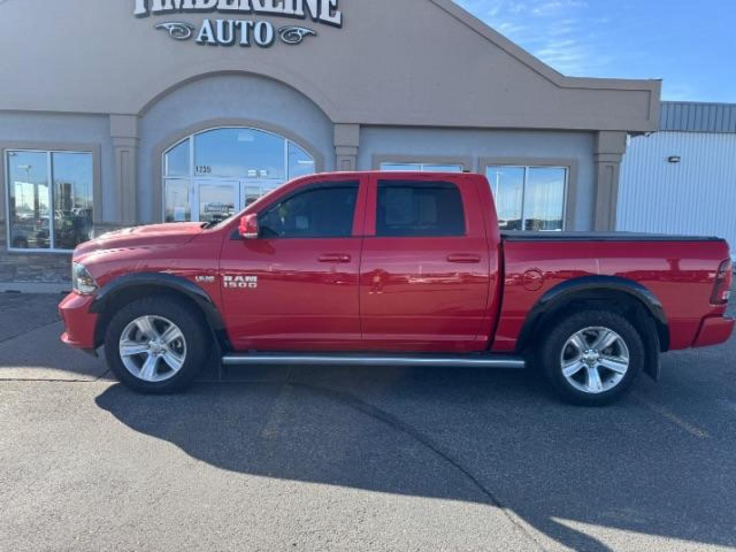 2015 RED /LEATHER RAM 1500 SPORT (1C6RR7MT1FS) with an 5.7 engine, AUTOMATIC transmission, located at 1235 N Woodruff Ave., Idaho Falls, 83401, (208) 523-1053, 43.507172, -112.000488 - Photo#1