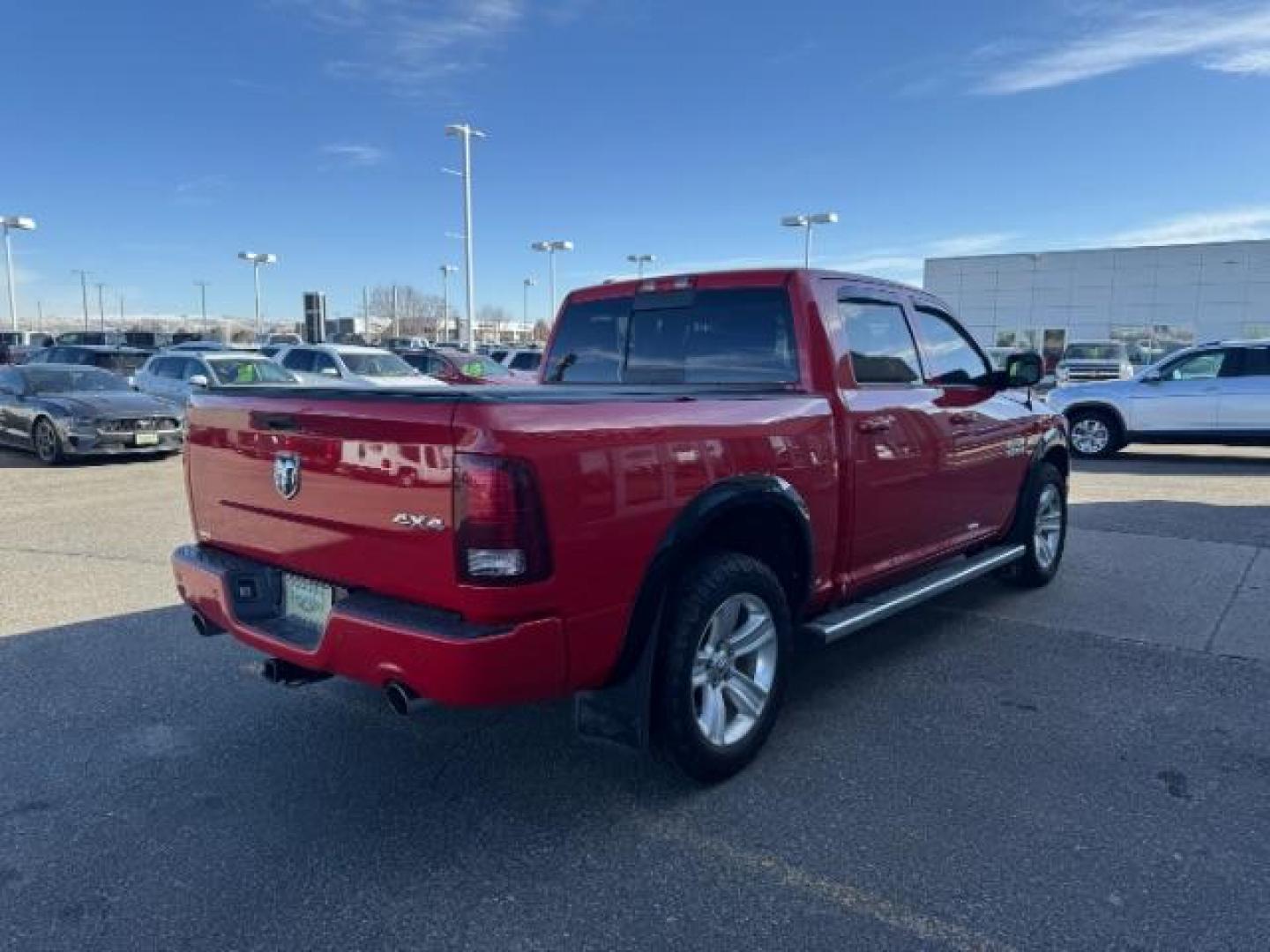 2015 RED /LEATHER RAM 1500 SPORT (1C6RR7MT1FS) with an 5.7 engine, AUTOMATIC transmission, located at 1235 N Woodruff Ave., Idaho Falls, 83401, (208) 523-1053, 43.507172, -112.000488 - Photo#3