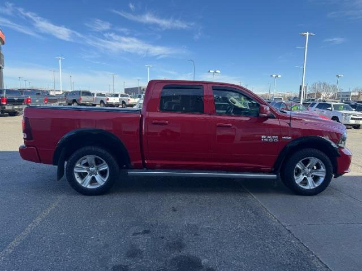 2015 RED /LEATHER RAM 1500 SPORT (1C6RR7MT1FS) with an 5.7 engine, AUTOMATIC transmission, located at 1235 N Woodruff Ave., Idaho Falls, 83401, (208) 523-1053, 43.507172, -112.000488 - Photo#4