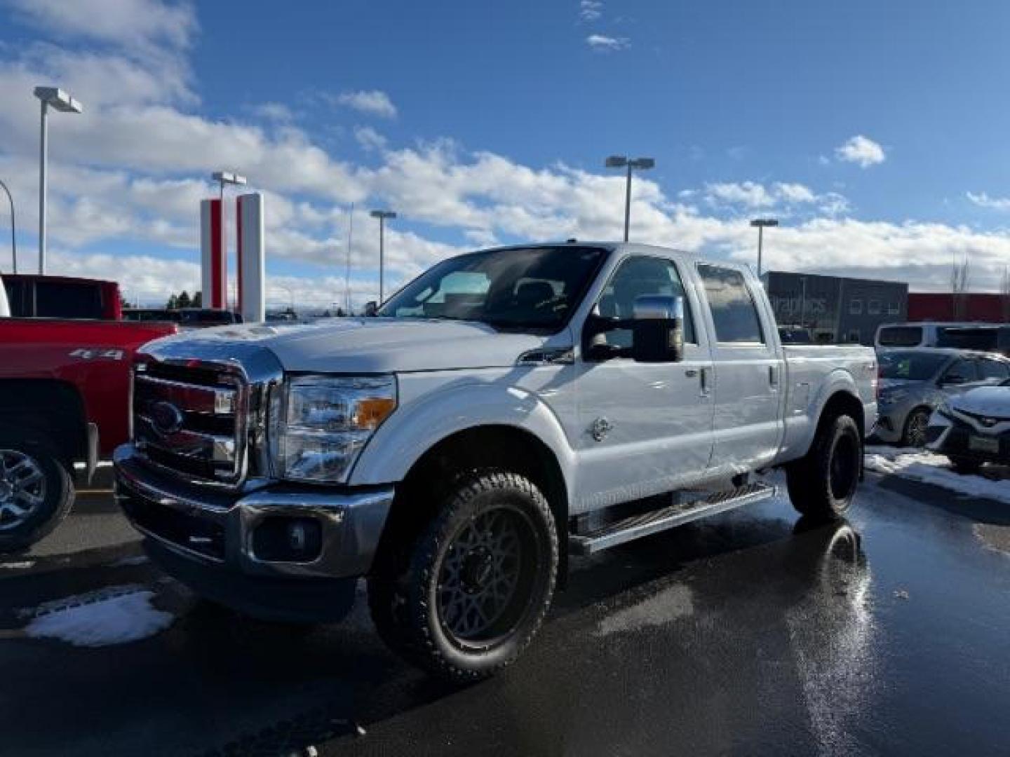 2016 Oxford White /Black FORD F250 LARIAT (1FT7W2BT7GE) with an 6.7 engine, AUTOMATIC transmission, located at 1235 N Woodruff Ave., Idaho Falls, 83401, (208) 523-1053, 43.507172, -112.000488 - Photo#0